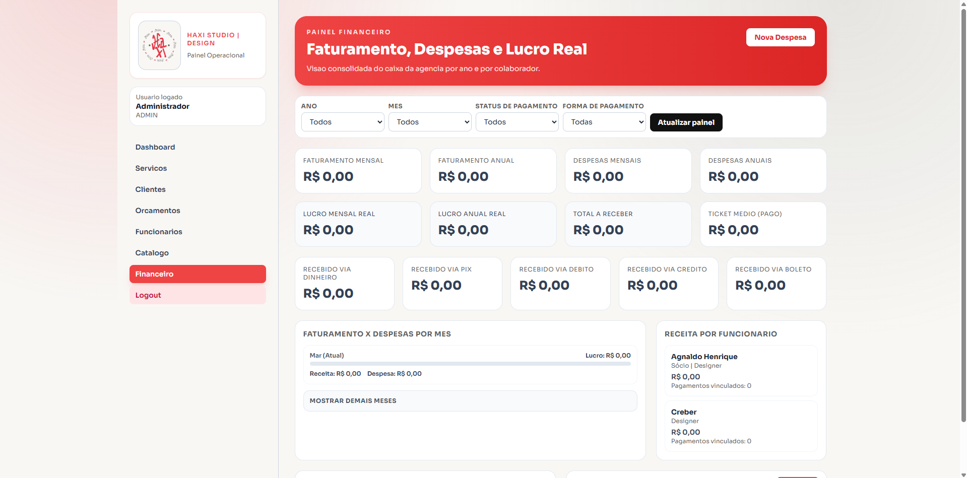Haxi Studio CRM Portfolio