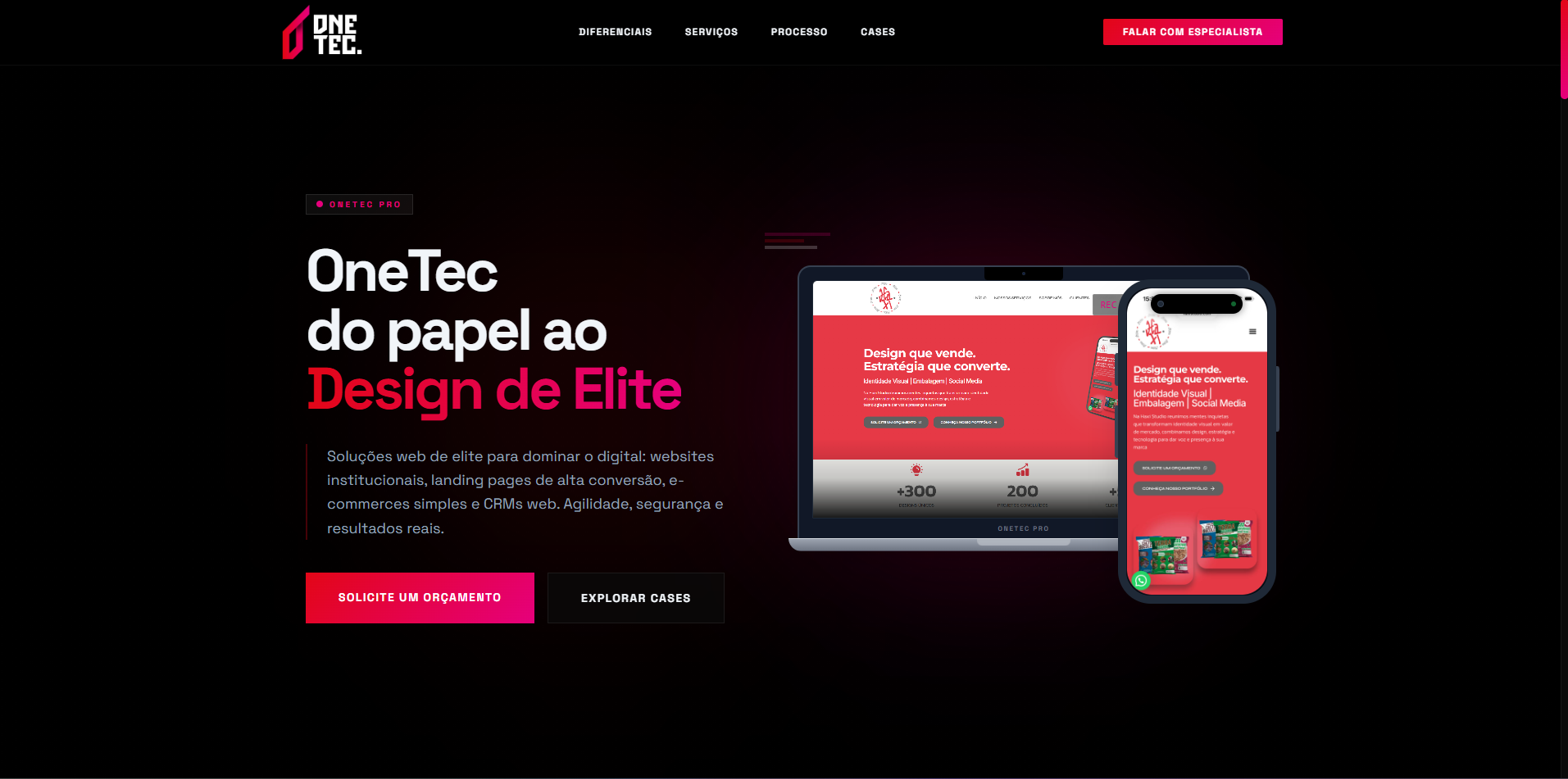OneTec E-Commerce Portfolio